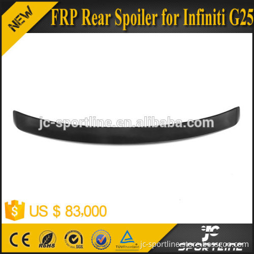 Fiberglass Trunk spoiler for Infiniti G25 G35 G37 06-13